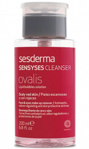 Sesderma SENSYSES CLEANSER Ovalis - Липосомальный лосьон для снятия макияжа для кожи склонной к покраснению и шелушению 200мл