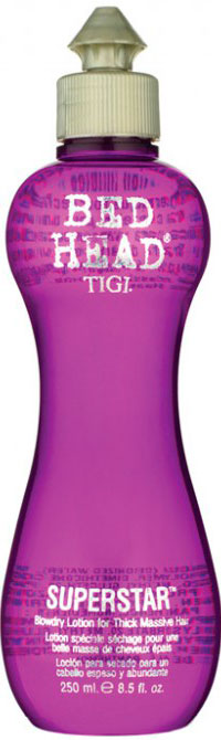 TIGI Bed Head Superstar Blowdry Lotion - Термоактивный лосьон для придания объема волосам 250мл