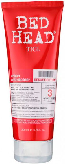TIGI Bed Head Urban Anti+dotes Resurrection Conditioner - Кондиціонер для сильно пошкодженого волосся рівень 3, 200мл