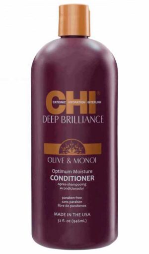 CHI Deep Brilliance Optimum Moisture Conditioner - Кондиціонер для пошкодженого волосся, 946 мл