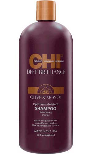 CHI Deep Brilliance Optimum Moisture Shampoo - Увлажняющий шампунь для поврежденных волос, 946 мл