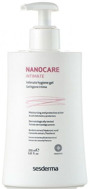 Sesderma NANOCARE INTIMATE Intimate hygiene gel - Гель интимной гигиены 200мл