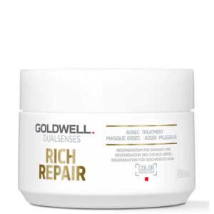 Goldwell Dualsenses Rich Repair 60Sec Treatment - Восстанавливающая маска для волос, 200 мл