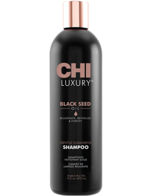CHI Luxury Black Seed Oil Gentle Cleansing Shampoo – Очищаючий шампунь для волосся з олією чорного кмину, 355 мл