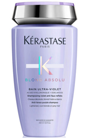 Kerastase Blond Absolu Bain Ultra-Violet Shampoo - Шампунь-ванна фиолетовый, нейтрализующий желтые полутона, 250 мл