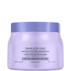 Kerastase Blond Absolu Masque Ultra-violet Purple Hair Mask - Маска фиолетовая, нейтрализующая желтые полутона, 500 мл