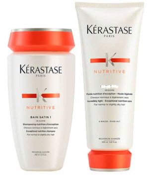 Kerastase Nutritive Set Satin 1 - Набір для догляду за сухим волоссям Шампунь + Кондиціонер 250 + 200мл