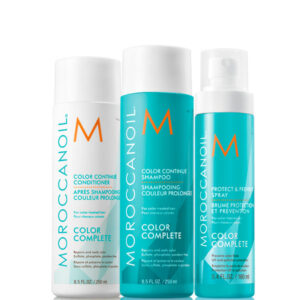 MOROCCANOIL COLOR COMPLETE Set - Набор для окрашенных волос: Кондиционер для сохранения цвета + Шампунь для сохранения цвета + Спрей для защиты и сохранения цвета 250 + 250 + 160мл