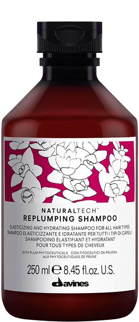 Davines Naturaltech Replumping Shampoo - Ущільнюючий шампунь для волосся, 250 мл