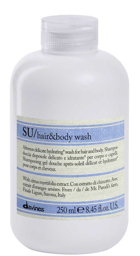 Davines SU/ hair&body wash - Шампунь для волос и тела 250мл