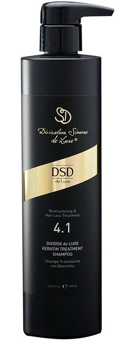 DSD de Luxe Restructuring and Hair Loss Treatment Keratin Treatment Shampoo № 4.1 - Шампунь Восстанавливающий с Кератином Диксидокс де Люкс № 4.1, 500мл
