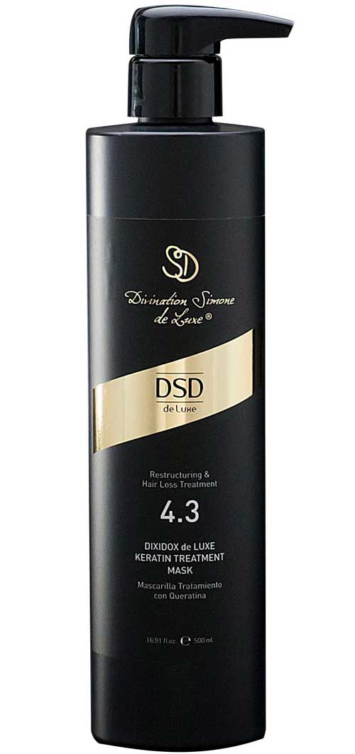 DSD de Luxe Restructuring and Hair Loss Treatment Keratin Mask 4.3 - Відновлююча маска з Кератином № 4.3, 500мл