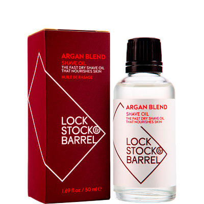 LOCK STOCK & BARREL Argan Blend Shave Oil - Універсальна Арганова олія для гоління та догляду за бородою 50мл