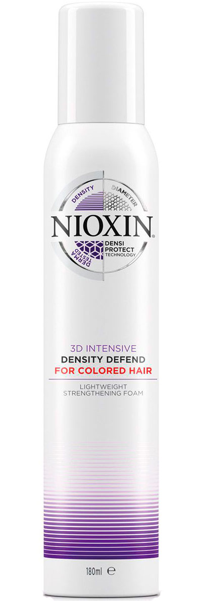 NIOXIN 3D Styling FOR COLORED HAIR FOAM - Мусс для защиты плотности окрашенных волос 200мл