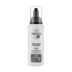 Nioxin Scalp and Hair Leave-In Treatment System 2 - Питательная маска для натуральных волос с прогрессирующим истончением, 100 мл