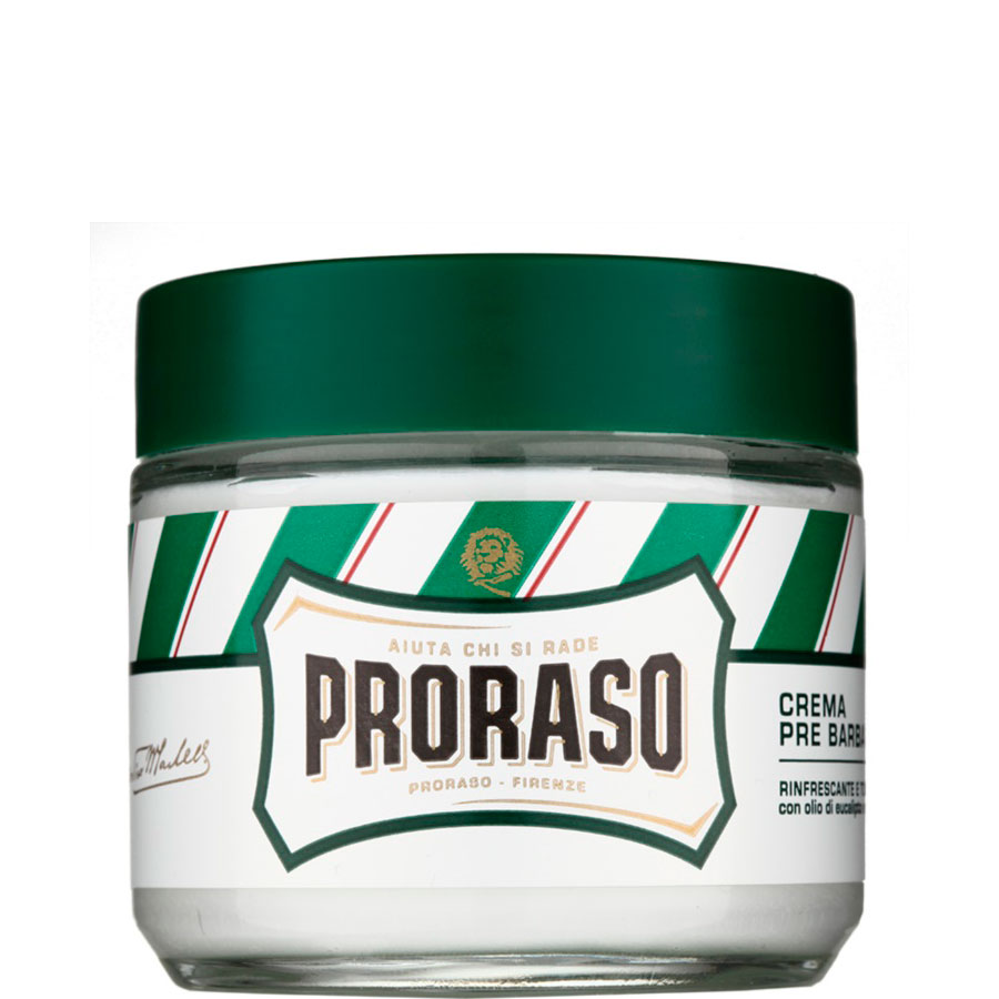 PRORASO GREEN PRE-SHAVE CREAM - Крем для гоління ЗЕЛЕНИЙ 100мл