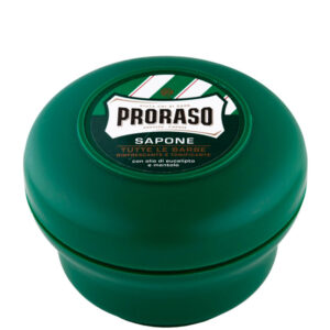 PRORASO GREEN SHAVING SOAP IN A BOWL - Мило для гоління в чашці ЗЕЛЕНЕ 150мл