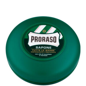 PRORASO GREEN SHAVING SOAP IN A BOWL - Мило для гоління в чашці ЗЕЛЕНЕ 75мл