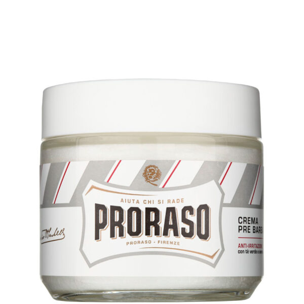 PRORASO WHITE PRE-SHAVE CREAM - Крем до бритья БЕЛЫЙ для чувствительной кожи 100мл