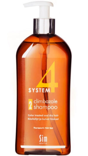 Sim SENSITIVE SYSTEM 4 Climbazole Shampoo 2 - Шампунь №2 для сухих поврежденных и окрашенных волос 500мл