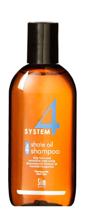 Sim SENSITIVE SYSTEM 4 Shale Oil Shampoo 4 - Шампунь №4 для дуже жирної, чутливої та подразненої шкіри голови 100мл