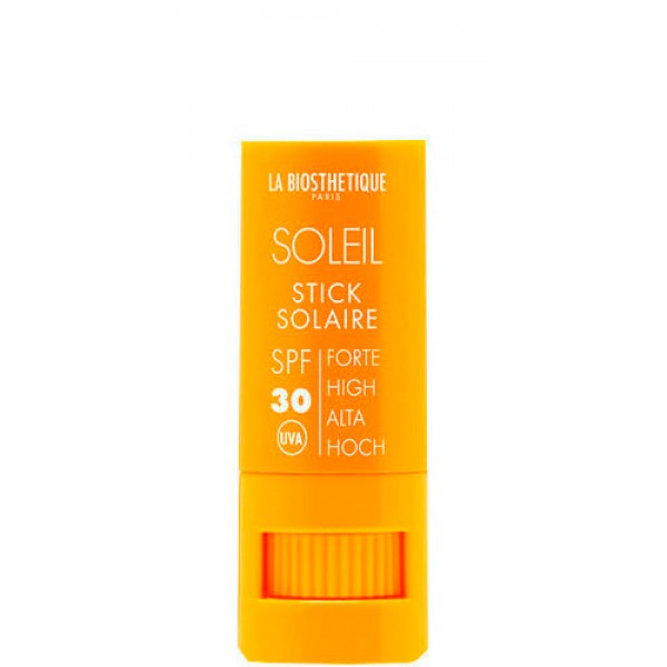 LA BIOSTHETIQUE METHODE SOLEIL Stick Solaire (SPF 30) Visage - Водостойкий стик для интенсивной защиты чувствительной кожи губ, глаз, носа, ушей (SPF 30), 8гр