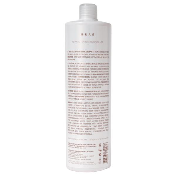 Brae Revival Reconstruction Shampoo - Восстанавливающий шампунь для волос, 1000 мл