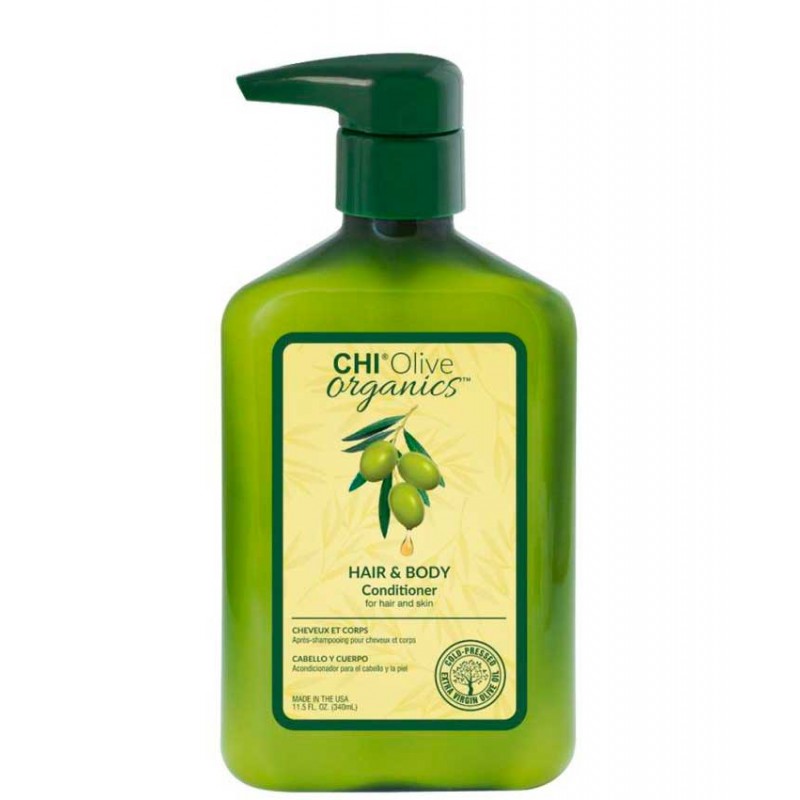 CHI Olive organics HAIR & BODY Conditioner - Кондиціонер для волосся та тіла з олією оливи 340мл
