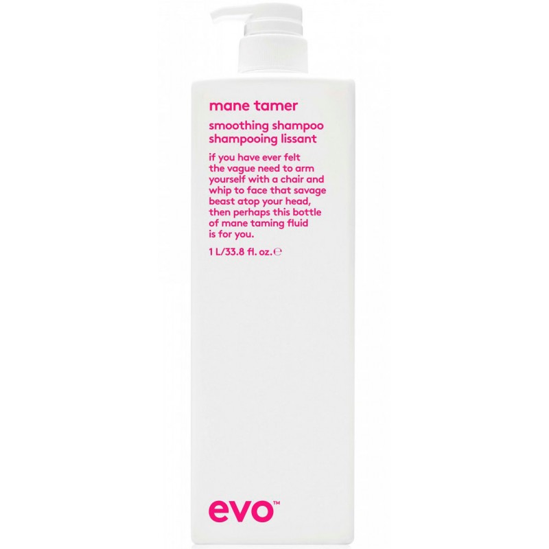 evo mane tamer smoothing shampoo - Розгладжуючий шампунь для волосся 1000мл