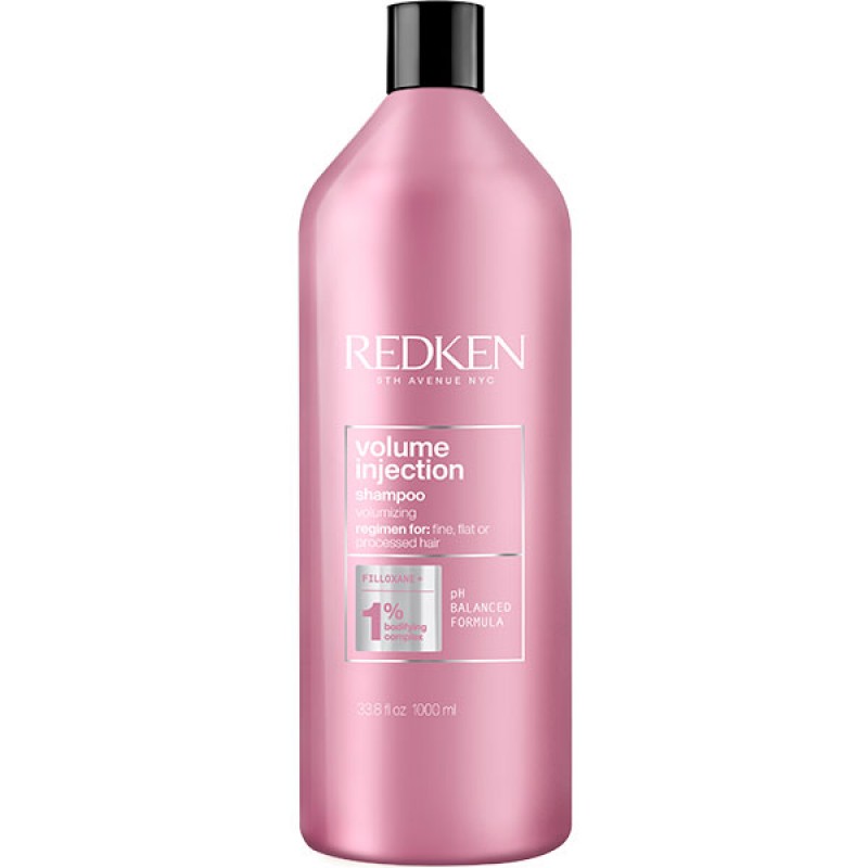 REDKEN Volume Injection Shampoo - Шампунь для об'єму та щільності волосся, 1000 мл