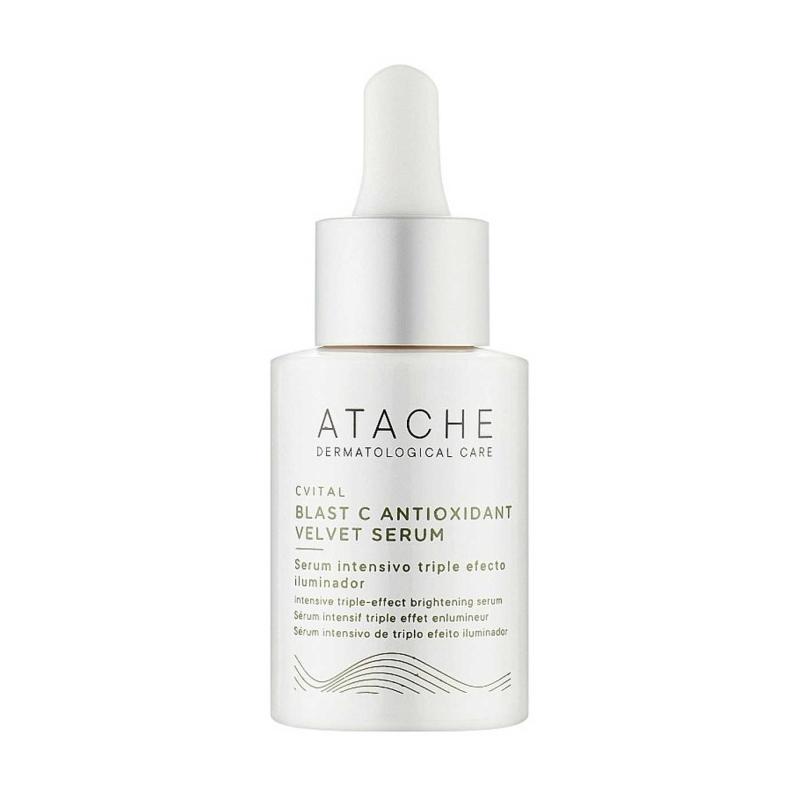Atache C Vital Blast-C Velvet Serum – Антиоксидантна омолоджуюча сироватка для обличчя, 30 мл