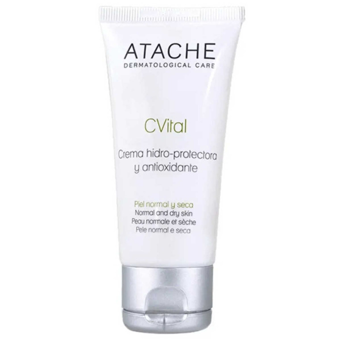 Atache C Vital Cream Normal & Dry Skin – Гідрозахисний антиоксидантний крем для нормальної та сухої шкіри обличчя, 50 мл