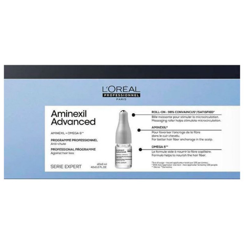 L'OREAL Professionnel Aminexill Advanced - Ампулы против выпадения волос 42 х 6мл