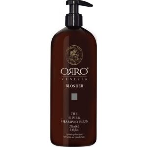 ORRO BLONDER Silver Shampoo Plus - Серебряный шампунь плюс для светлых волос, 1000 мл