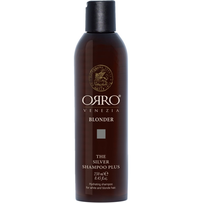 ORRO BLONDER Silver Shampoo Plus - Серебряный шампунь плюс для светлых волос, 250 мл