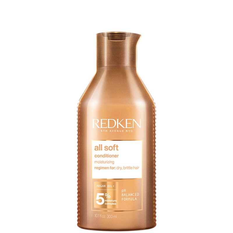 Redken All Soft Conditioner - Кондиціонер для живлення та пом'якшення волосся, 300 мл