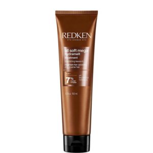 Redken All Soft Mega Hydramelt Treatment - Несмываемый уход для интенсивного питания очень сухих и ломких волос, 150 мл