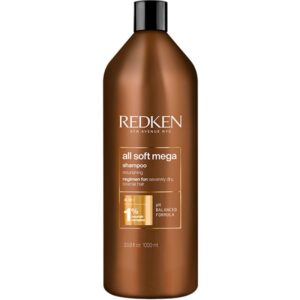 Redken All Soft Mega Shampoo - Шампунь для питания очень сухих и ломких волос, 1000 мл