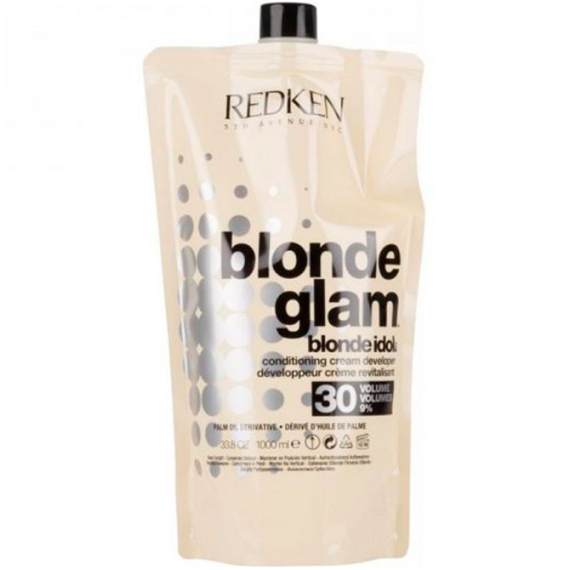 REDKEN Blonde Glam Conditioning Cream Developer 30 vol - Проявитель для осветления 9%, 1000мл