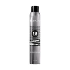 Redken Quick Dry 18 Instant Finishing Spray – Спрей средней степени фиксации для завершения укладки волос, 400 мл