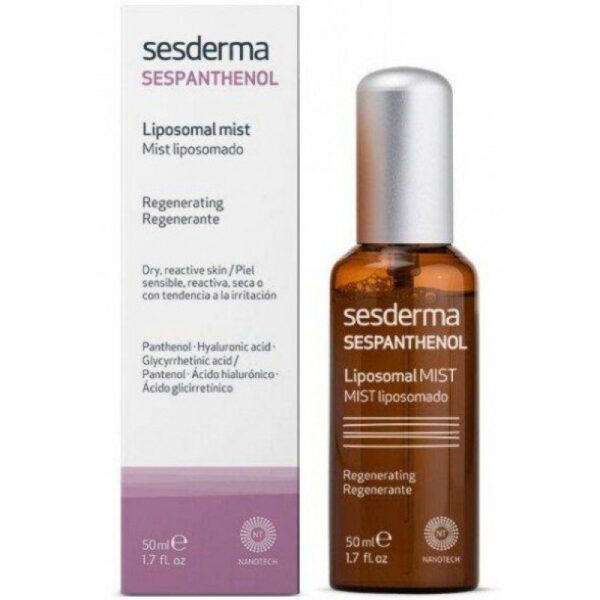 Sesderma SESPANTHENOL Liposomal mist - Спрей-мист липосомальный восстанавливающий 50мл