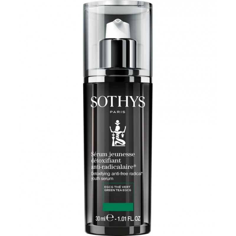SOTHYS ANTI-AGE Detoxifying anti-free radical youth serum - Омолаживающая сыворотка для детокса кожи (эффект детокс-процедуры) 30мл