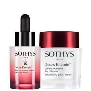 SOTHYS Detox Energie™ Set 1 (Cream + Serum) - Набор Детокс-уходов для лица: Омолаживающий энергонасыщающий детокс-крем + Энергонасыщающая сыворотка комплексного действия 50 + 30мл