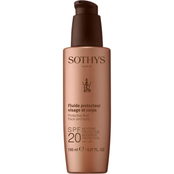 SOTHYS SUN CARE Protective fluid face and body SPF20 - Молочко для лица и тела СЗФ20, 150мл