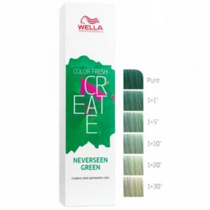 WELLA Professionals Color Fresh CREATE NEVERSEEN GREEN - Оттеночная краска для волос ТРОПИЧЕСКИЙ ЗЕЛЁНЫЙ 60мл
