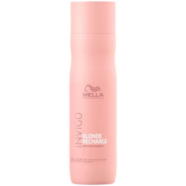 WELLA Professionals INVIGO BLONDE RECHARGE Refreshing Shampoo - Шампунь-нейтрализатор желтизны для холодных светлых оттенков 250мл WELLA Professionals INVIGO BLONDE RECHARGE Refreshing Shampoo - Шампунь-нейтрализатор желтизны для холодных светлых оттенков 250мл