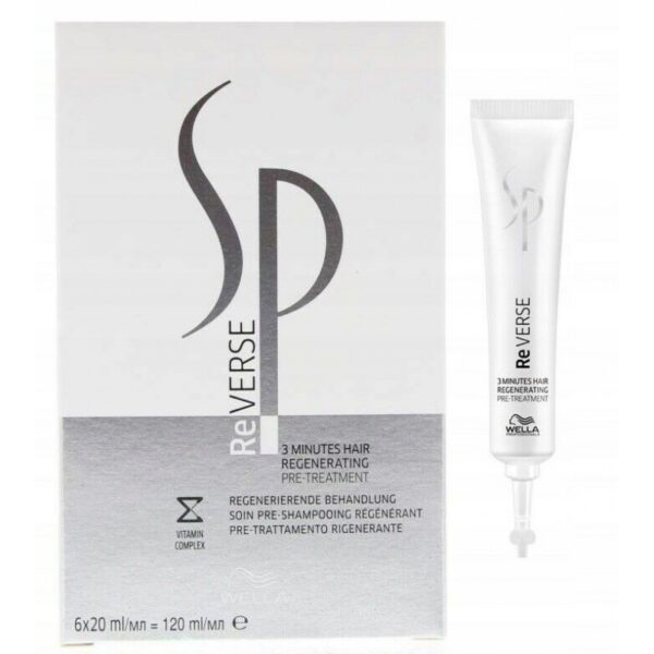 Wella SP ReVERSE 3 MINUTES TREATMENT - 3-минутная регенерирующая сыворотка для волос 6 х 20мл
