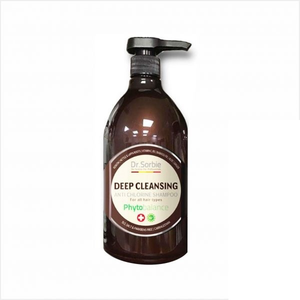 Dr. Sorbie Deep Cleansing Anti Chlorine Shampoo – Очищающий фитошампунь-антихлор, 1000 мл
