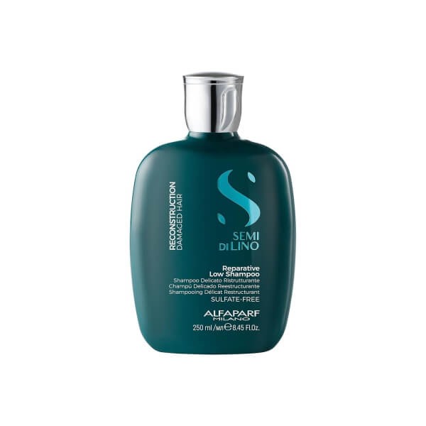 Alfaparf Semi Di Lino Reconstruction Reparative Low Shampoo – Відновлюючий шампунь для пошкодженого волосся, 250 мл