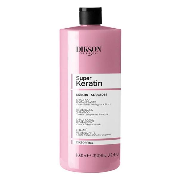 Dikson Super Keratin Revitalizing Shampoo - Восстанавливающий шампунь для волос с кератином, 1000 мл